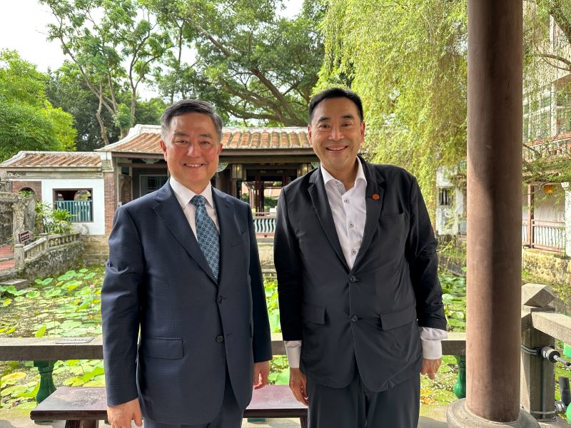 이은호 대표, 임가화원(林本源園邸) 방문 (대만 화남은행 부회장 초청)